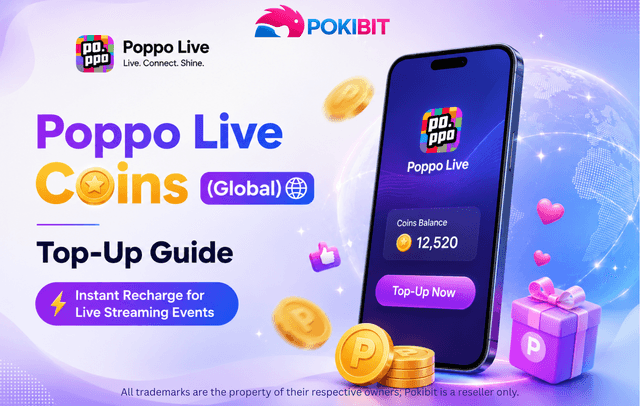 Poppo Live Coins Global Top-Up Guide