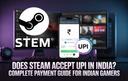 steam accept UPI in India