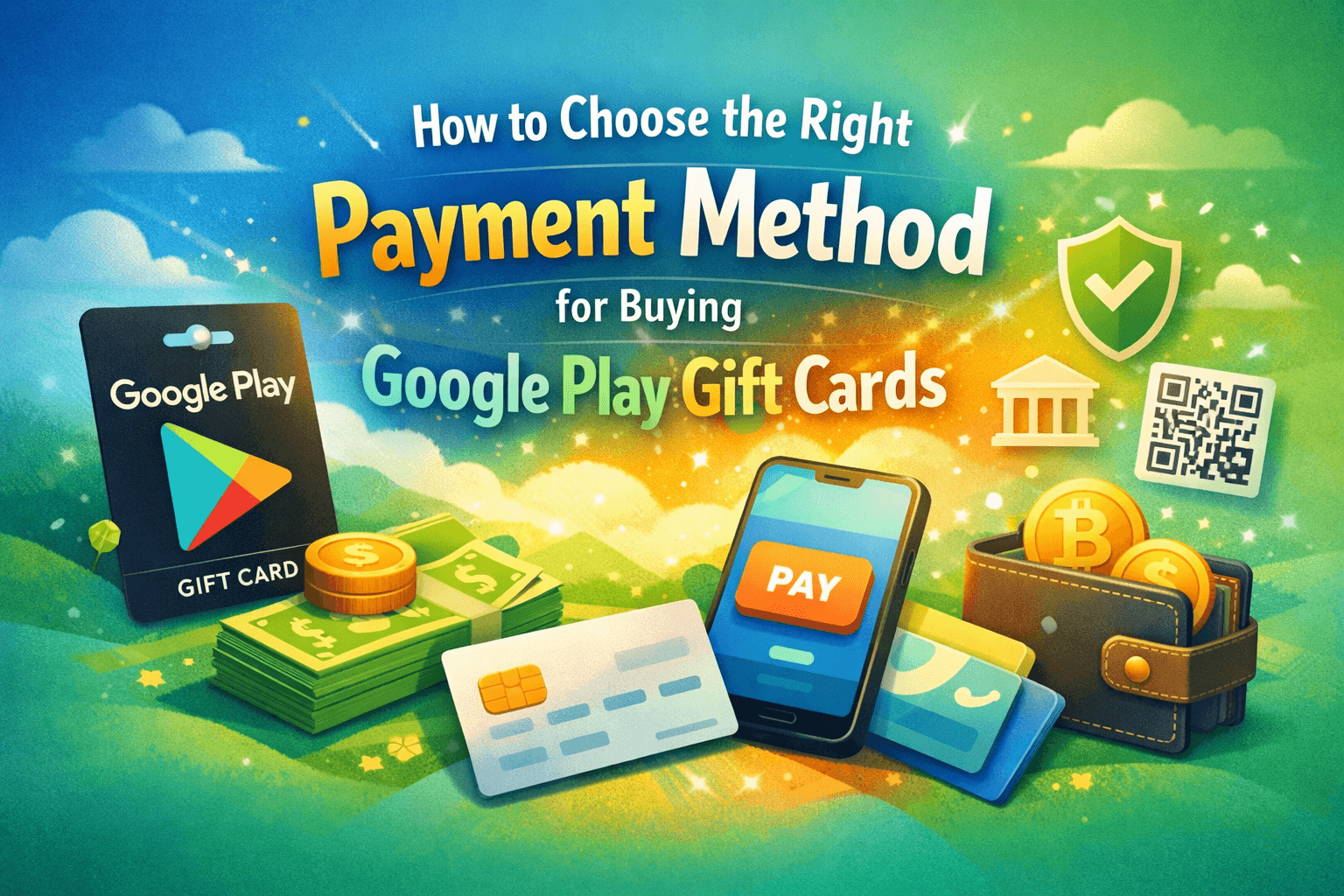 How to choose the right payment method for buying Google Play Gift Cards