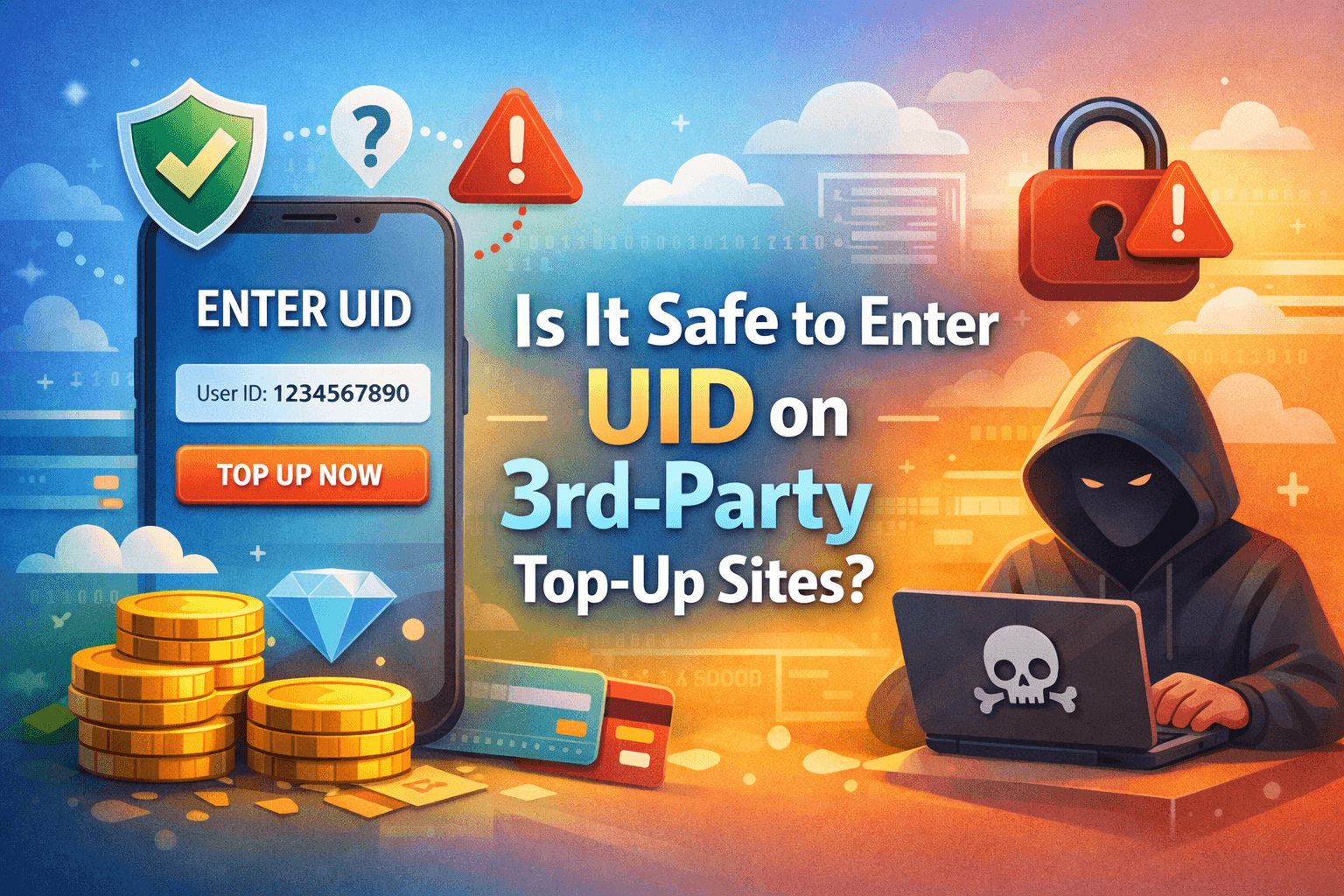 Is it safe to enter UID on 3rd party top up sites secure UID based top up process explained