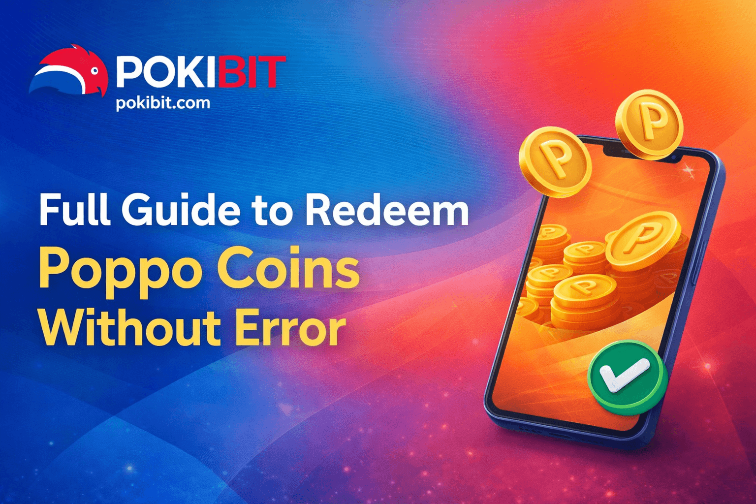 Step by step illustration showing how to redeem Poppo Coins successfully without errors on the Poppo Live app
