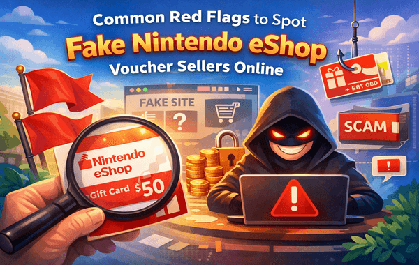 Warning signs of fake Nintendo eShop Voucher sellers online