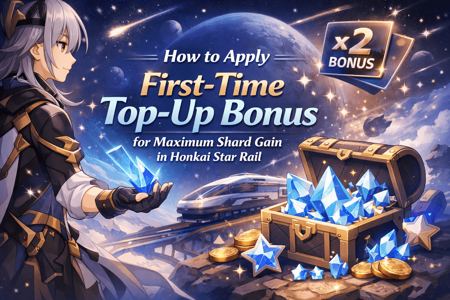 How to apply first-time top up bonus for maximum shard gain in Honkai Star Rail