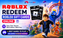 Roblox Gift Card Redeem Online Banner