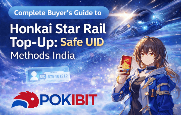 Honkai Star Rail UID top up process in India showing secure payment methods and an in game currency purchase interface