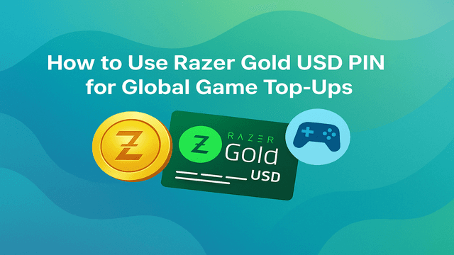 Use Razer Gold USD PIN for Global Game Top-Ups