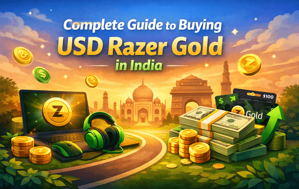 Buying USD Razer Gold in India safely with a step by step purchase guide