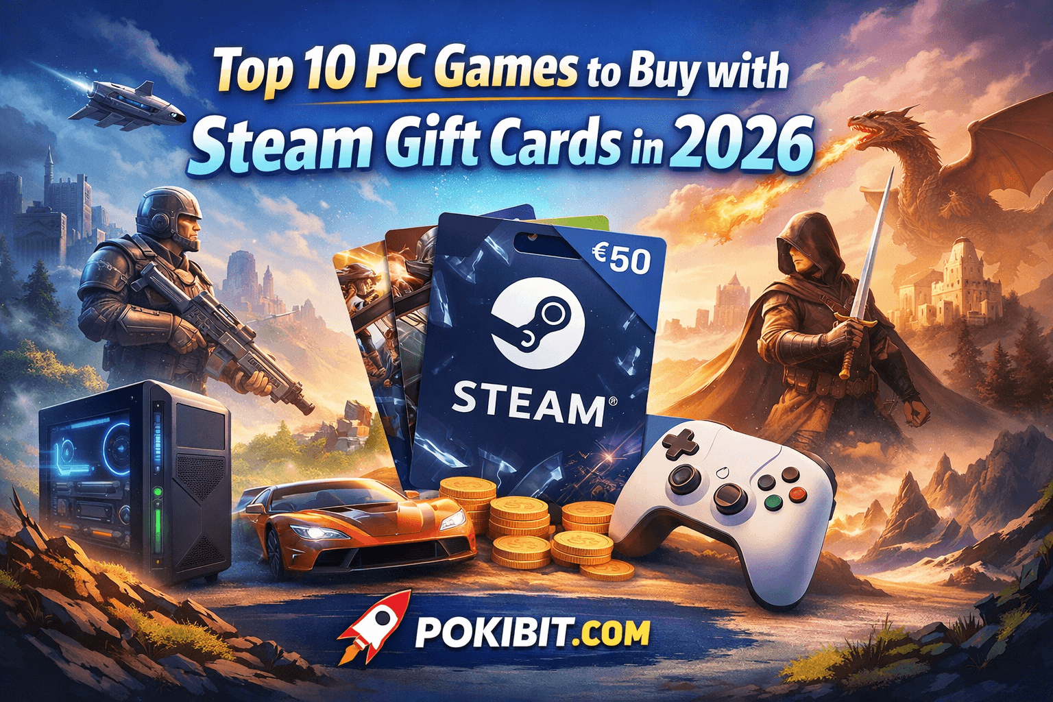 Top 10 PC Games to Buy with Steam Gift Cards in 2026