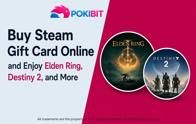 Steam Gift Card for Elden Ring Destiny 2 and More Instant Delivery