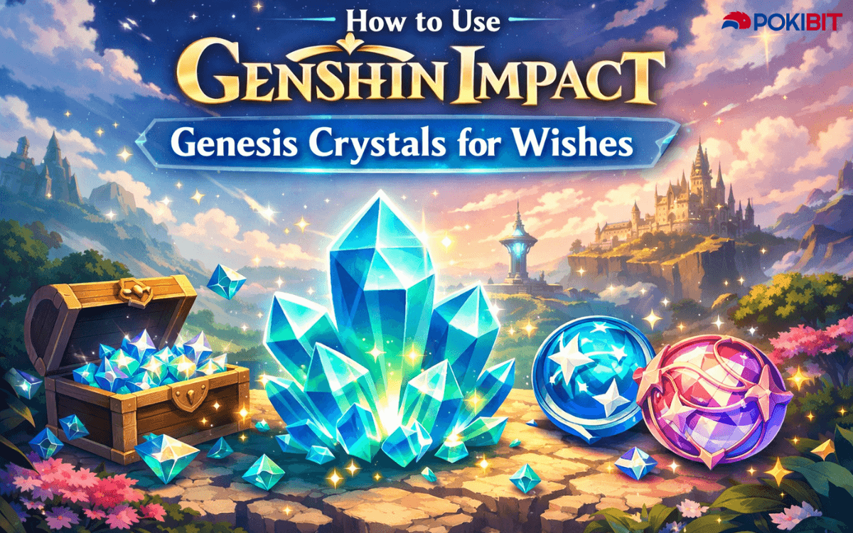 How to use Genshin Impact Genesis Crystals for wishes by converting them into Primogems and pulling characters