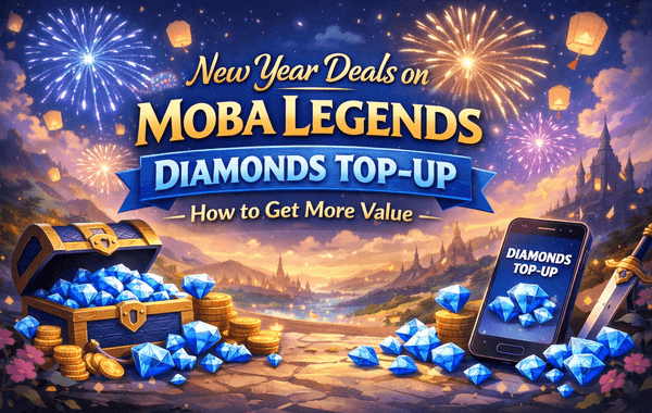 New Year deals on Moba Legends Diamonds top up with bonus rewards and discounts