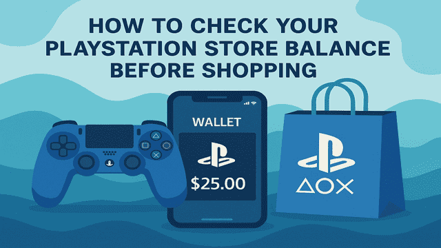 PlayStation Store balance check before shopping