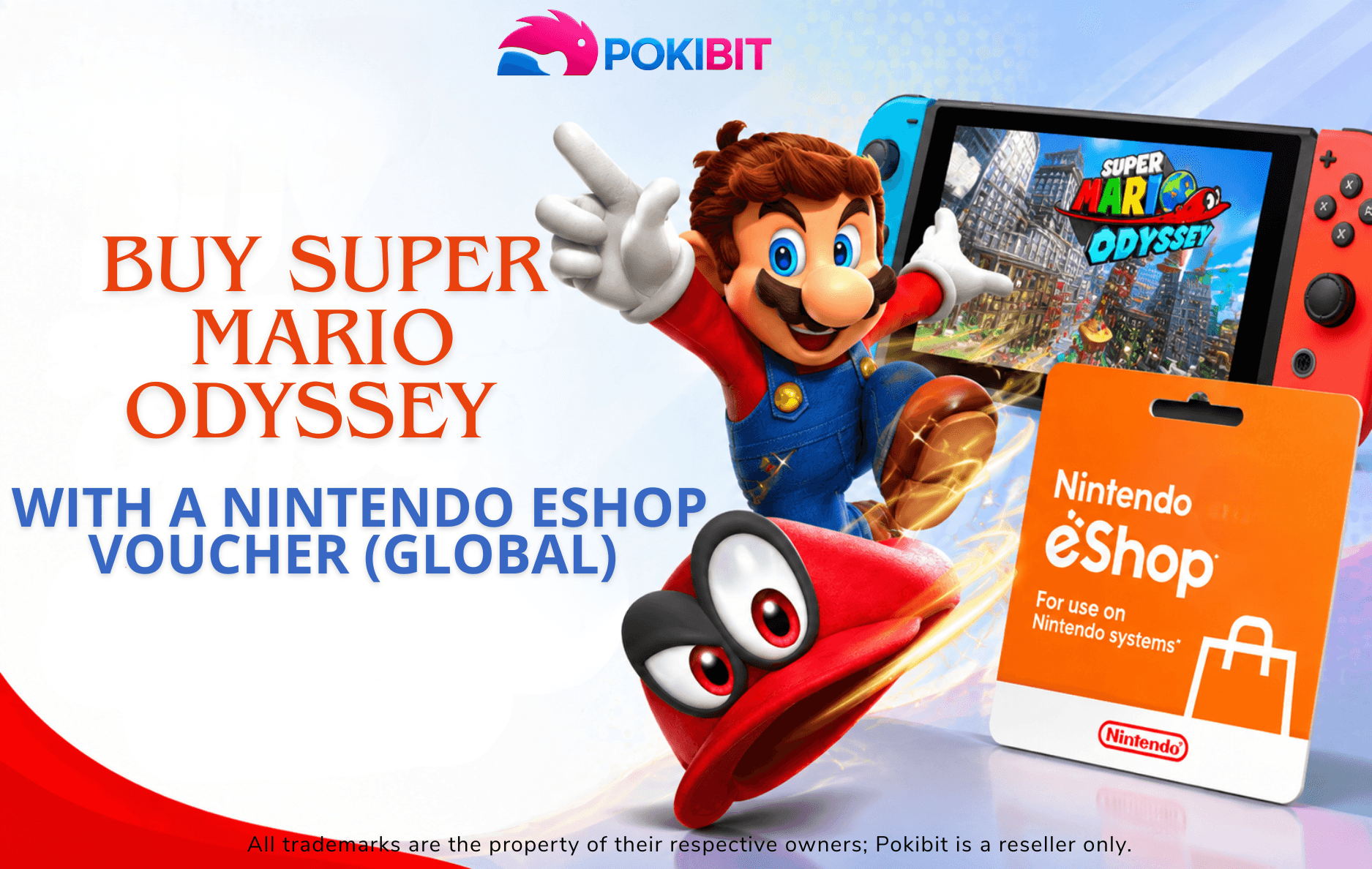 Buy Super Mario Odyssey with Nintendo eShop Voucher (Global)