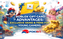 A Roblox Gift Card is used to unlock exclusive skins avatar items and Robux for young gamers on the Roblox platform